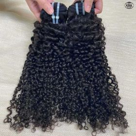 Single Donor Raw Indian Unprocessed Hair Vendors (Option: Kinky Curly-16Inches)